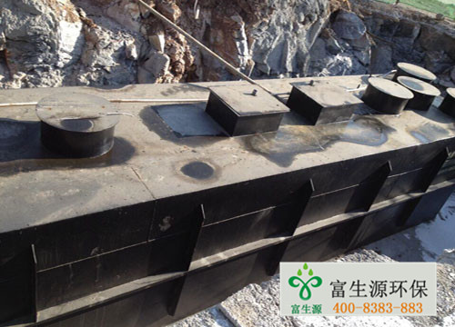 Buried sewage treatment equipment